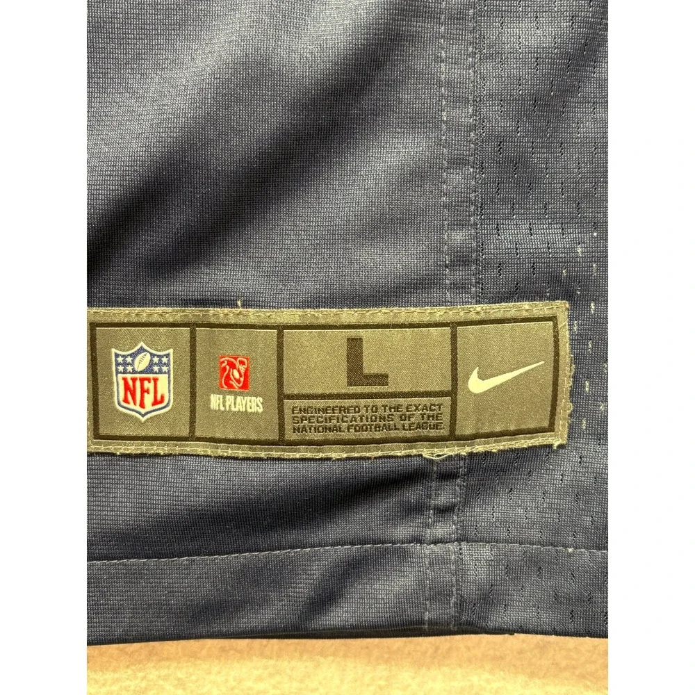 Nike NFL Dallas Cowboys Ezekiel Elliott 21 Jersey Navy Blue Mens Large 67NM-DCGH